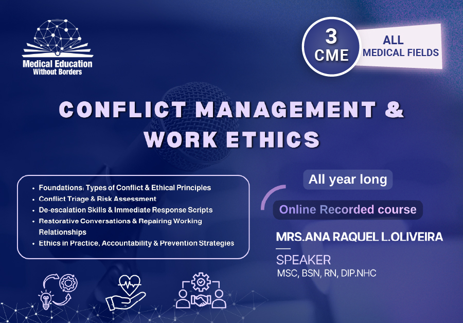 Conflict Management & Work Ethics (Recorded)