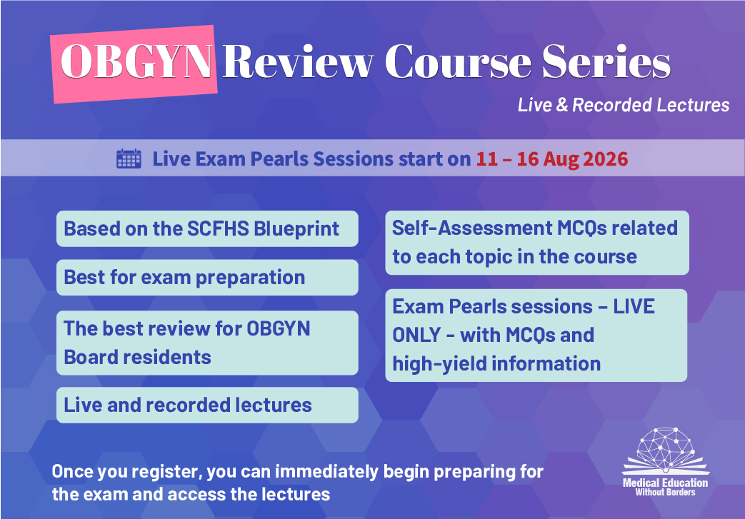 OBGYN Review Course Series (11 Aug 2026 until the day of the exam)
