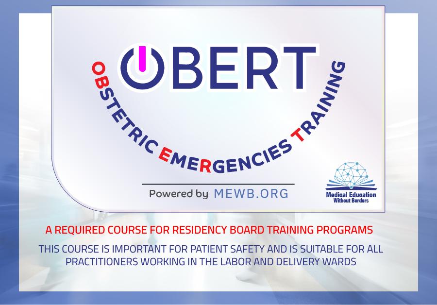 OBSTETRICC EMERGENCY TRAINING (OBERT) (Venue Based Course)